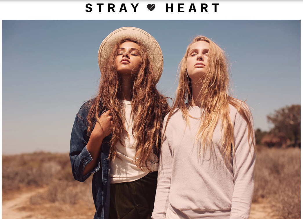 Stray Heart Collection for Junk Food Clothing s/s 2017 : Key Makeup & Hair