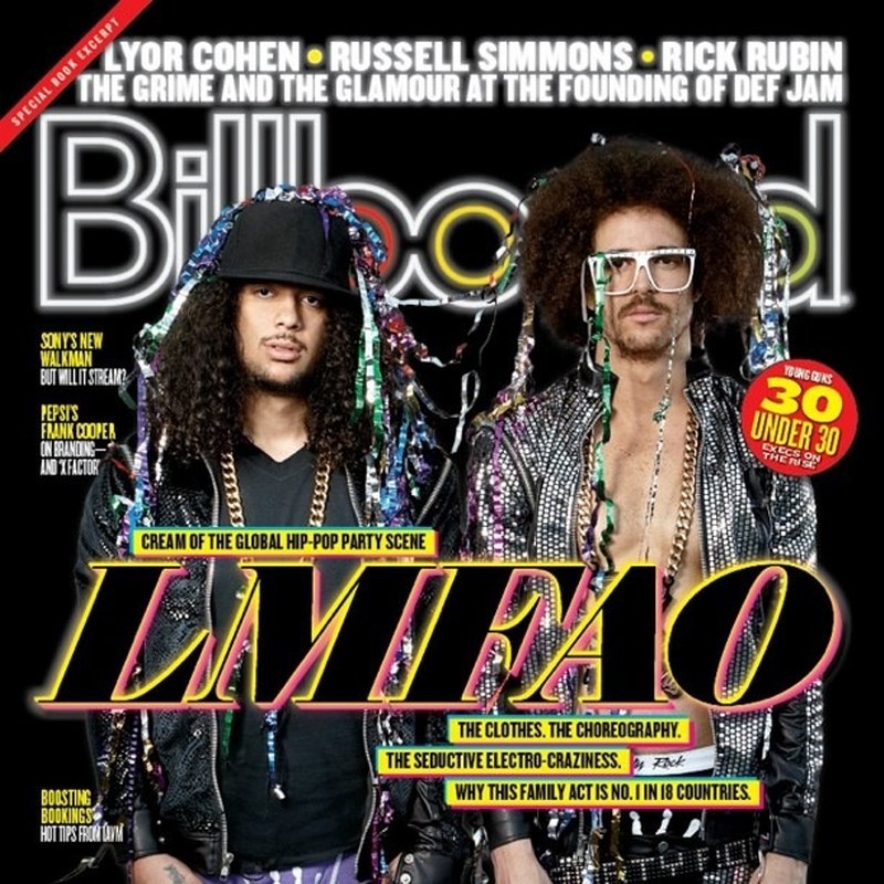 LMFAO Billboard Magazine Cover : Grooming for Sky & Stephan Gordy