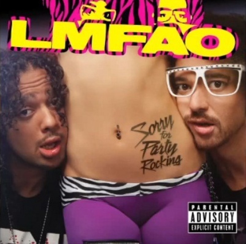 LMFAO "Sorry for Party Rockin" Album Art Cover : Grooming for Sky & Stephan Gordy