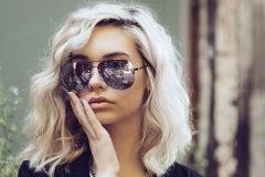 Amanda Steele for Quay Australia Eyewear 2015 : Key Makeup & Hair