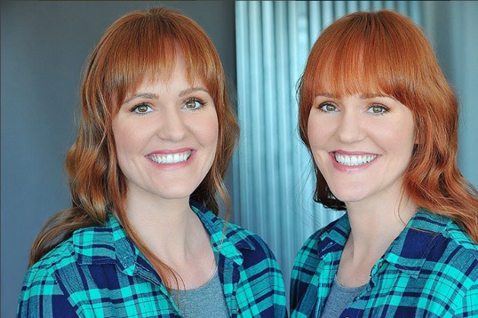 Identical Twins Headshots : Makeup & Hair by Nina Roxanne