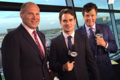 NASCAR on FOX Tv Auto Club 400 : March 2015 : Grooming for Jeff Gordon, Michael Waltrip & Mike Joy